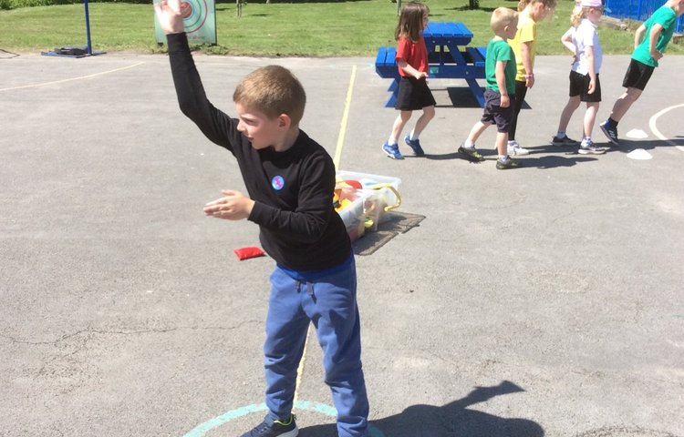 Image of Class 2 Sports day practise