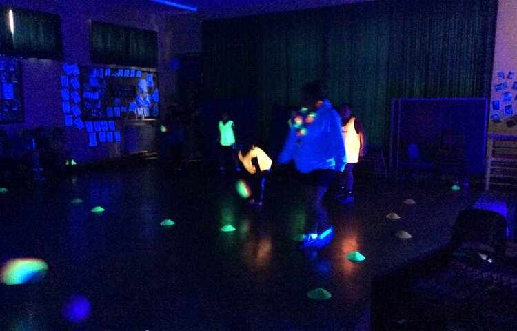 Image of Glow in the dark dodgeball! 