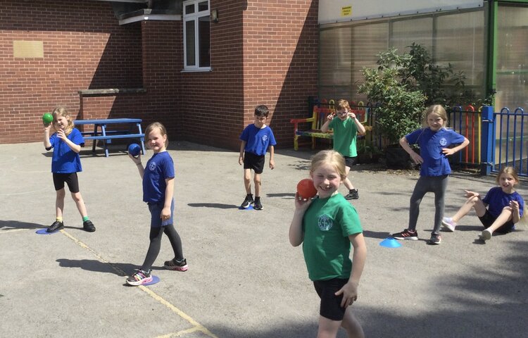Image of PE in the sunshine 