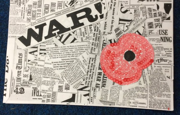 Image of Poppies for Remembrance Day  