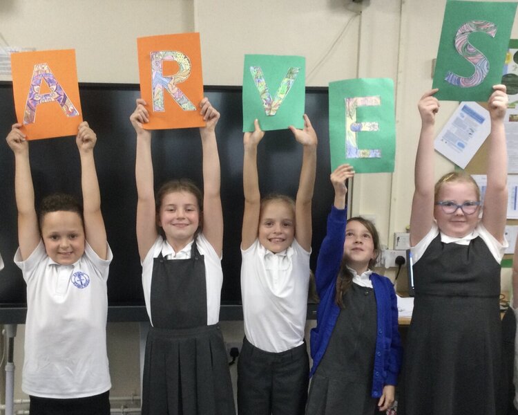 Image of Eco council bring in the Harvest!