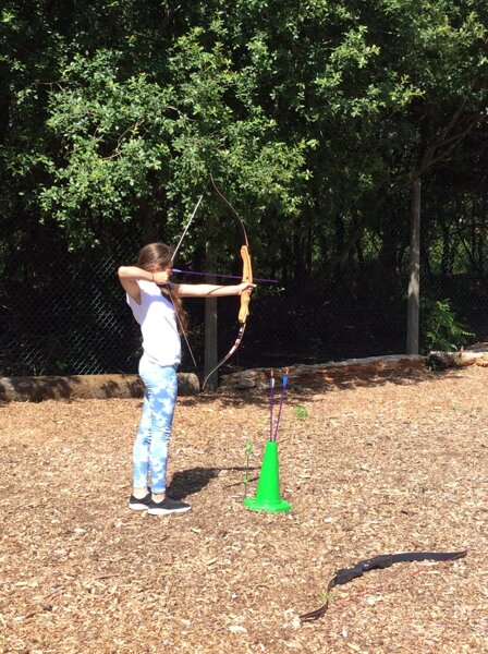 Image of Awesome archery from Group 2!