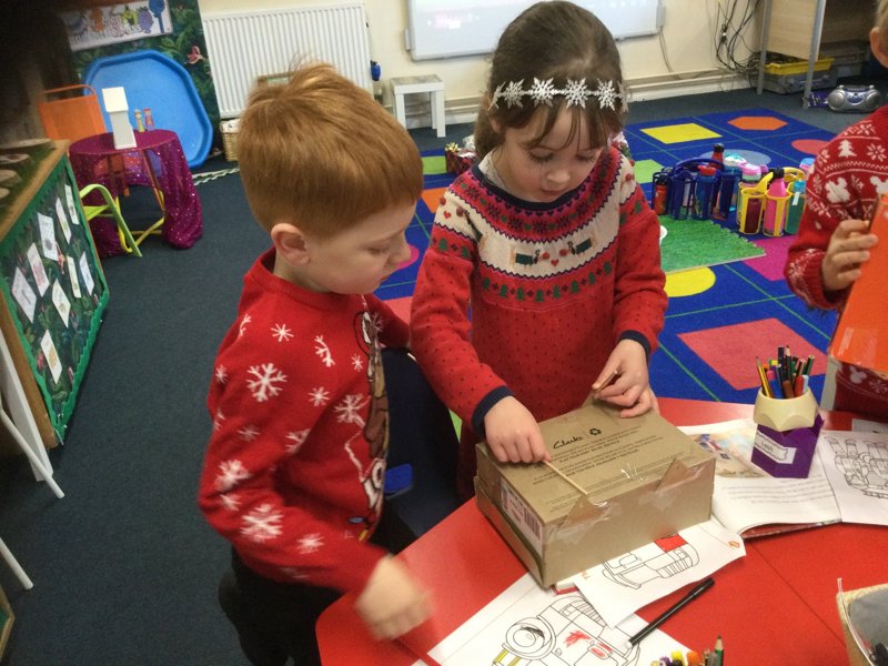 Image of Class 2 Making Fire Engine’s 