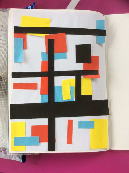 Image of Art in the style of Mondrian 
