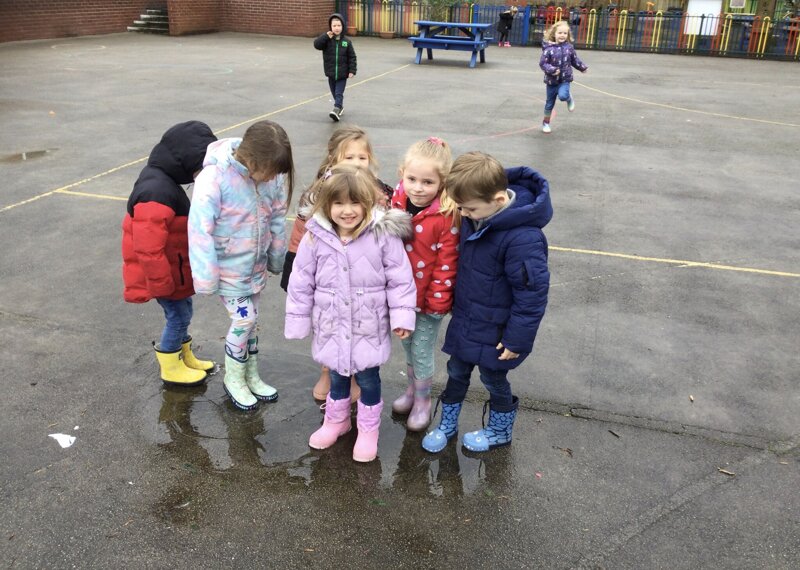 Image of Wearing our Wellies for Winston Wish!