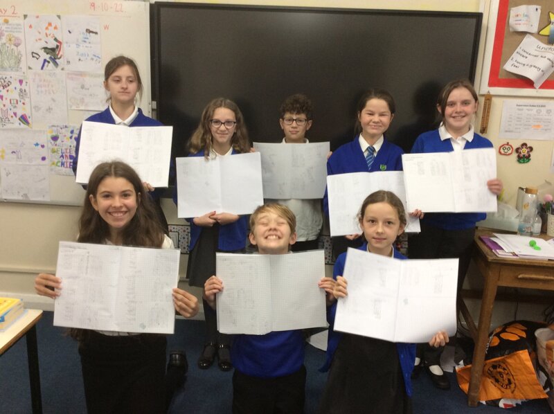 Image of Year 6 have cracked long division!